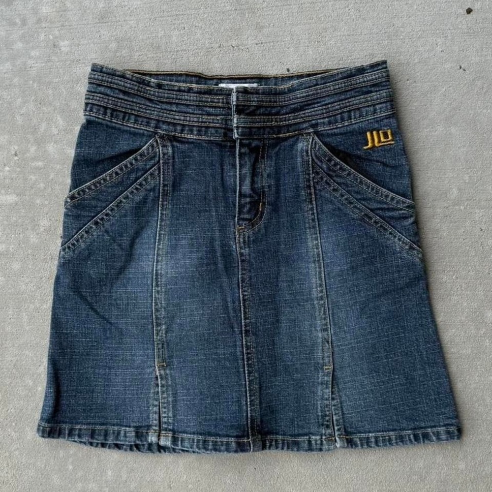 Y2K JLO by Jennifer Lopez denim mini skirt Girls Size 7